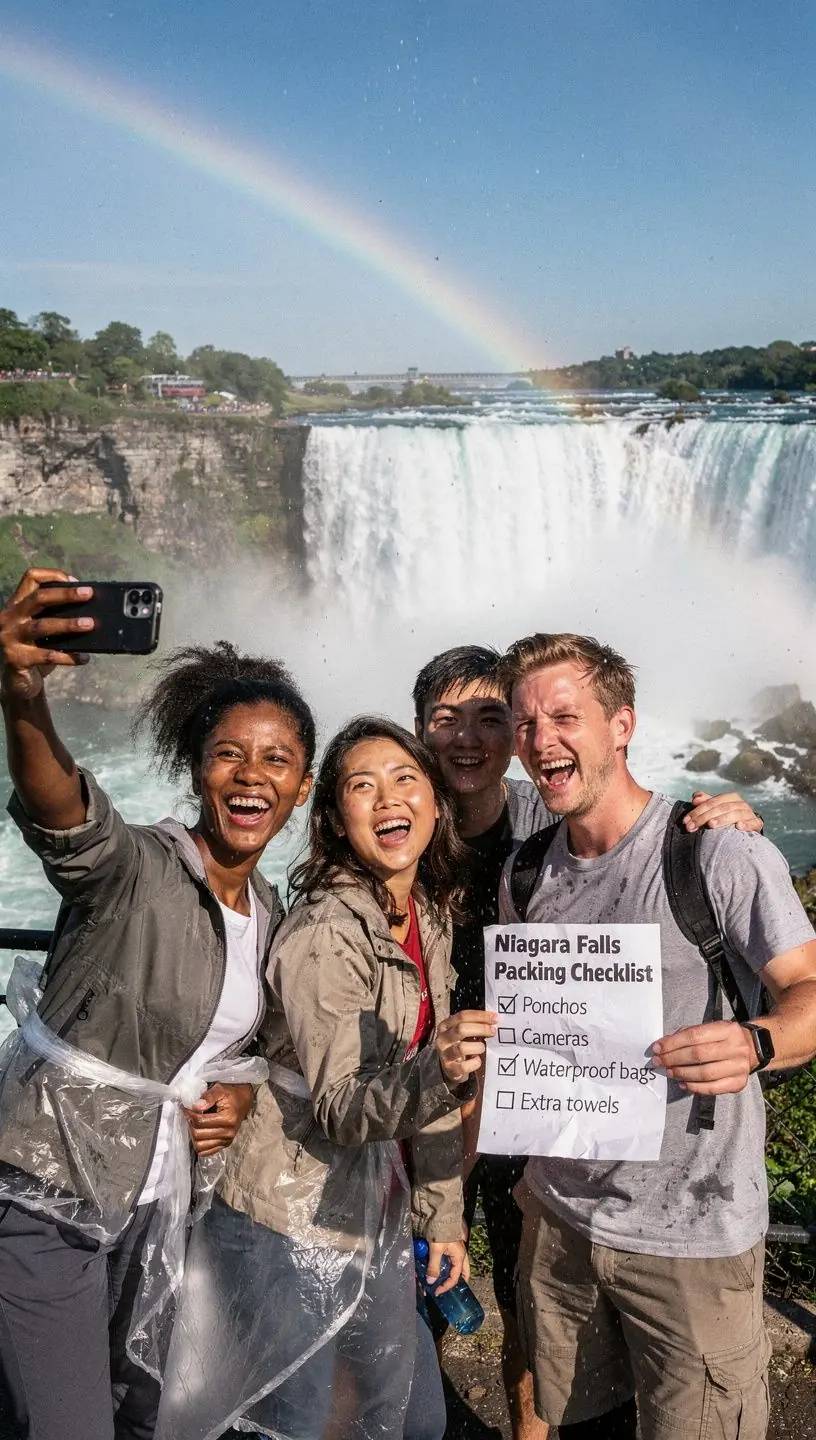 Zielony park narodowy z górami w tle i błękitnym niebem